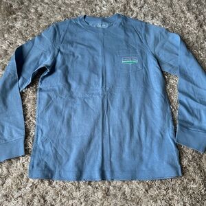 Vineyard Vines Kids Blue Long Sleeve Tee